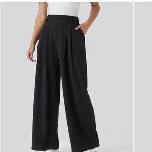 HALARA Black Wide Leg Women's Pants